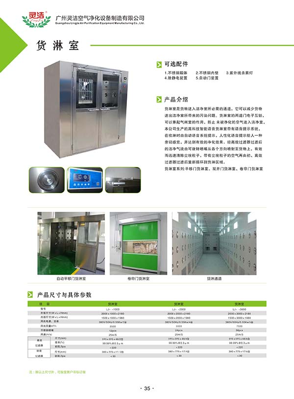 風(fēng)淋通道構(gòu)造特點